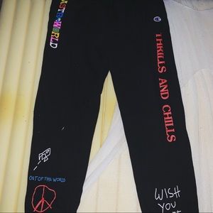 Travis Scott’s Astroworld Champion Sweatpants